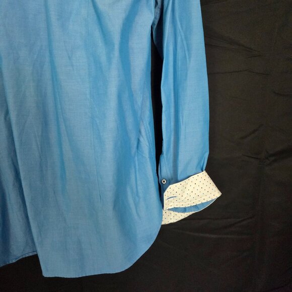 Express Designer Shirt With Graphic Cuffs Size Large - Picture 7 of 7